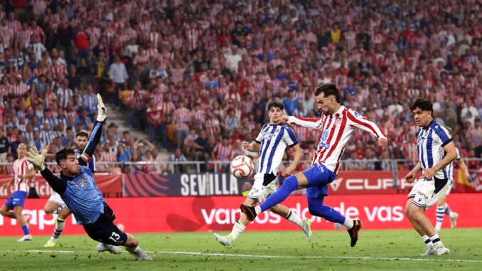 Atlético Madrid dilapidó chances ante Real Sociedad. ¿Cuánto costó el gol que perdió Álex Baena en la final de Copa del Rey?