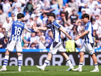 Real Sociedad le ganó al Levante y se metió en la discusión por entrar en Europa