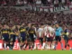 River explotó por una polémica en el final y gritó contra Chiqui Tapia en el Superclásico