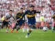 Leandro Paredes abrió el Superclásico de penal para Boca