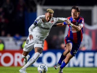 San Lorenzo empató en la vuelta de Neymar a Argentina