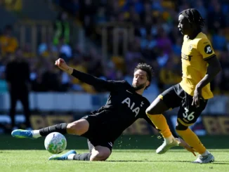 Tottenham encontró el triunfo sobre el final frente a los Wolves pero sigue en descenso