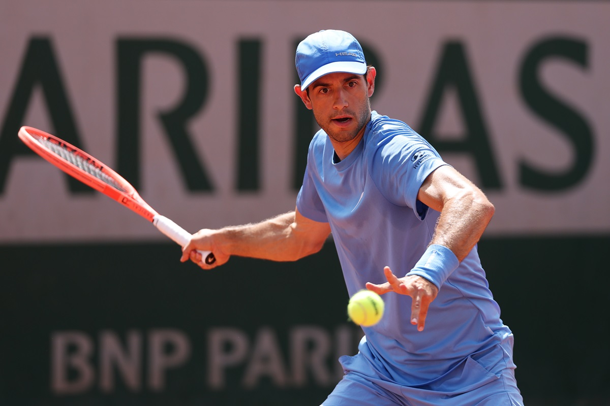 Nuno Borges dio la nota y eliminó a Tomás Etcheverry en Roland Garros