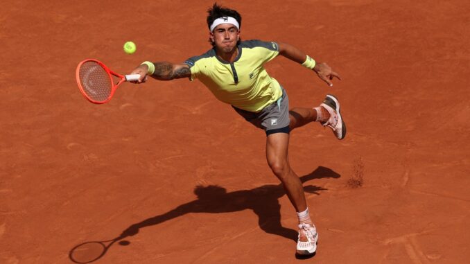 El argentino dejó el alma en más de 5 horas. Sin embargo, Francisco Comesaña luchó y perdió con Berrettini en Roland Garros