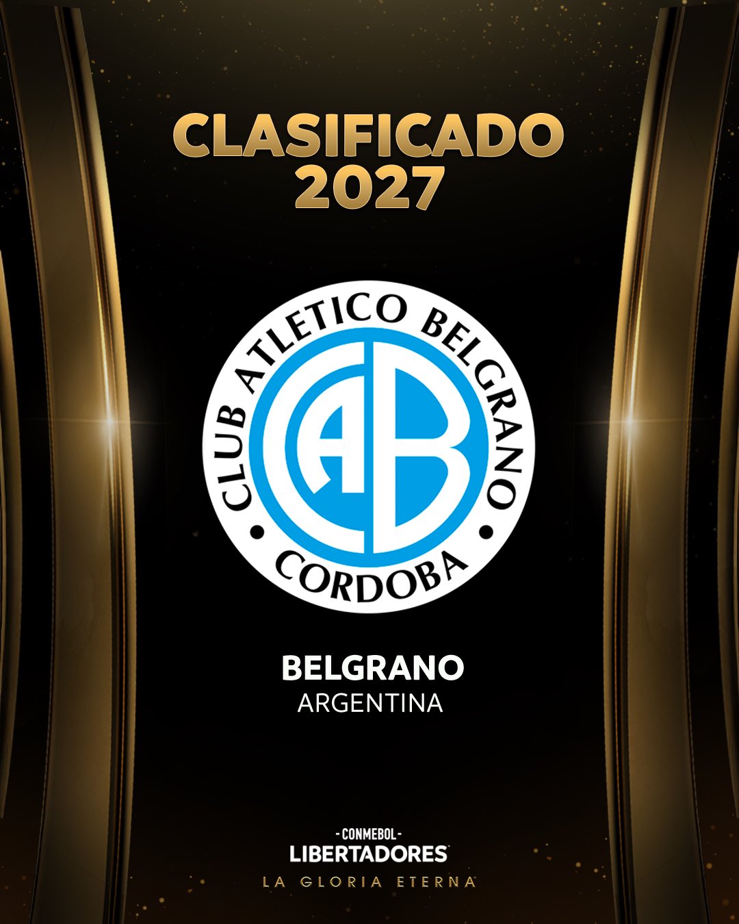 Belgrano jugará la Copa Conmebol Libertadores por primera vez en su historia