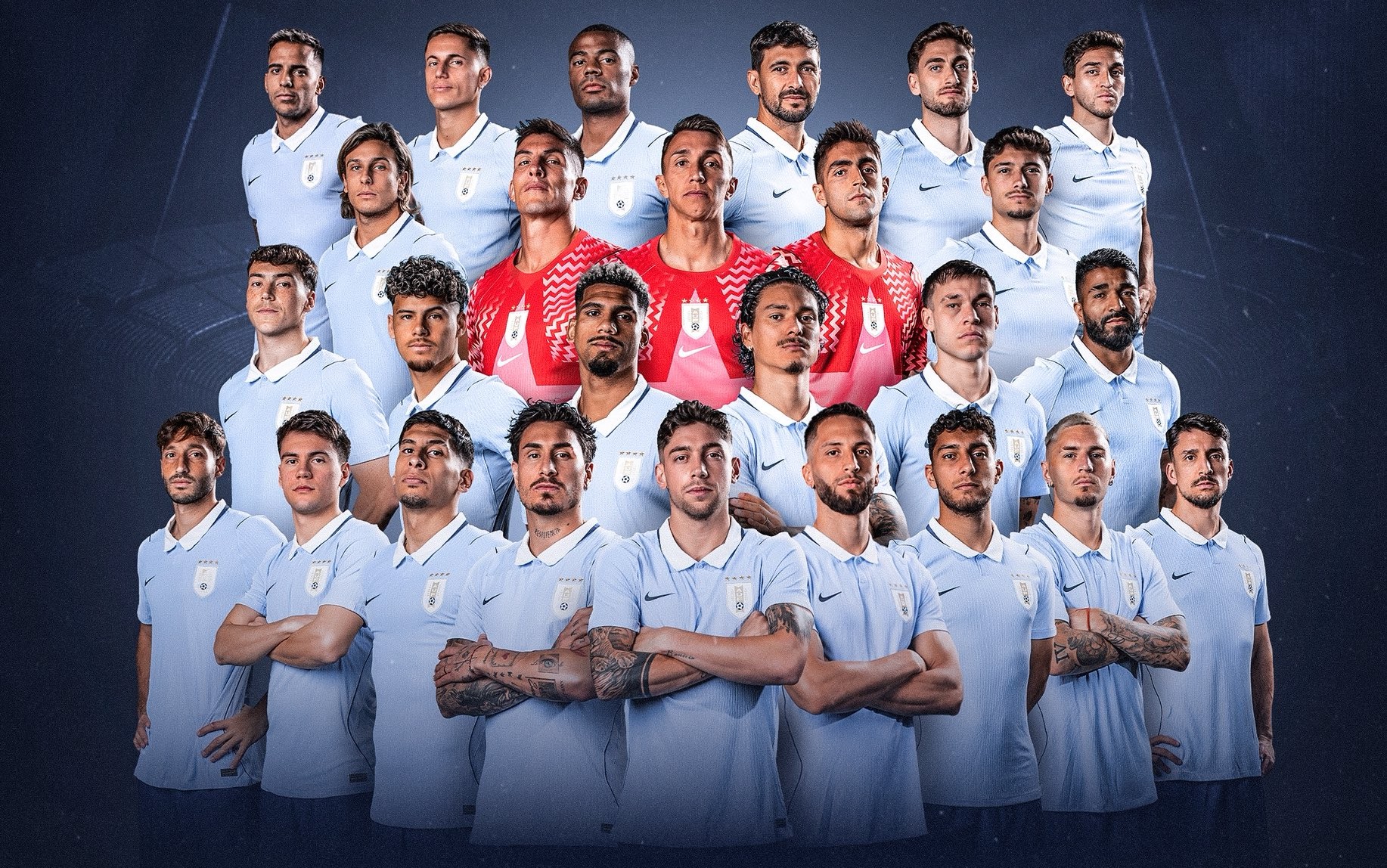 Marcelo Bielsa presentó la lista de 26 convocados de Uruguay para el Mundial