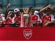 Arsenal celebra su título de la Premier en Londres