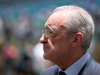 Florentino Pérez y la rueda de prensa