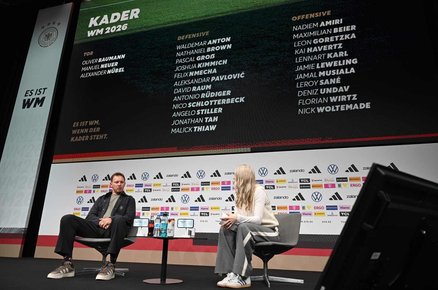 La lista de Alemania para el Mundial 2026