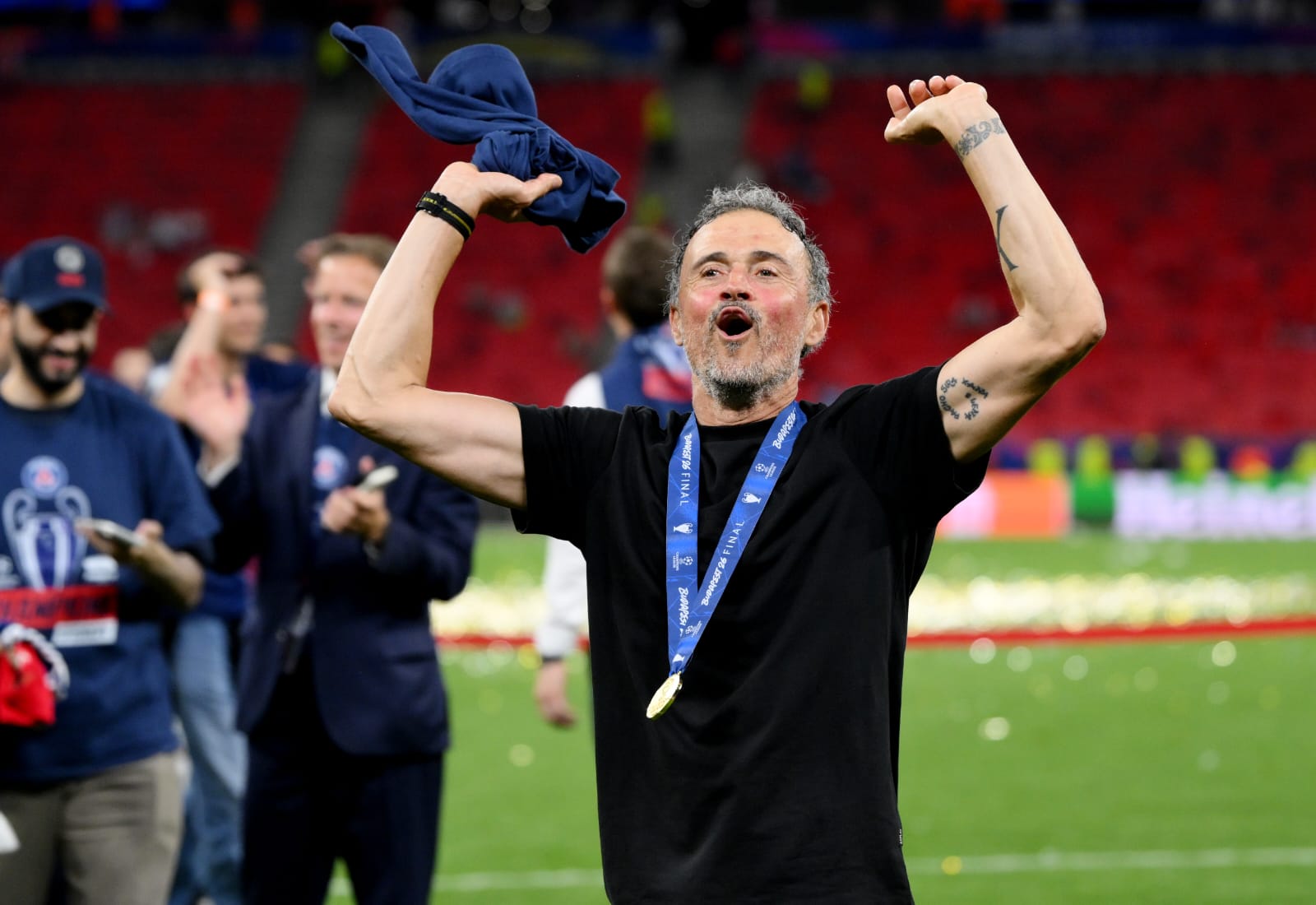 Luis Enrique tras la final del PSG