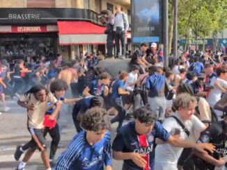 Los disturbios de dieron después del 1 a 0 del Arsenal ante PSG. Hay incidentes en París y no terminó la final de Champions League