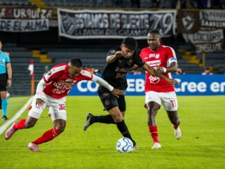 Los Cardenales le ganaron 2 a 1 al Calamar con un gol de Rodallega. Platense perdió con Santa Fe en una noche caliente de Copa