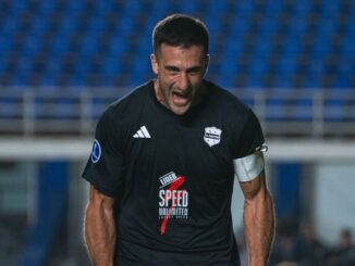 El defensor metió 3 de los 4 goles del Malevo en el plano internacional. Juan Cruz Randazzo marcó más goles que Neymar en Copa Sudamericana