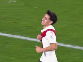 Lucas Silva marcó su primer gol oficial con River