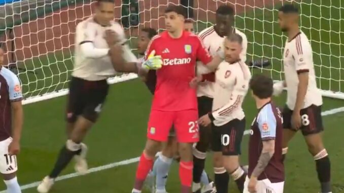 Dos campeones con Argentina se cruzaron en Aston Villa - Liverpool y Dibu Martínez le metió un manotazo picante a Alexis Mac Allister
