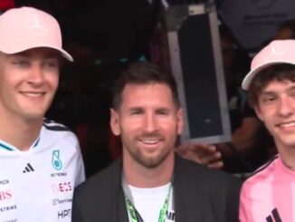 Lionel Messi se subió a un Fórmula 1 en el GP de Miami