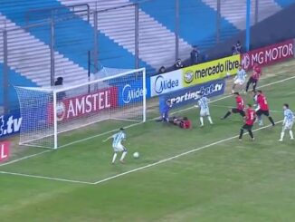 Insólito errado de Maravilla Martínez en Sudamericana