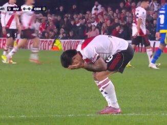 Sebastián Driussi se retiró gravemente lesionado en River