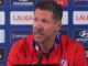 Diego Simeone confirmó su continuidad en el Atlético Madrid