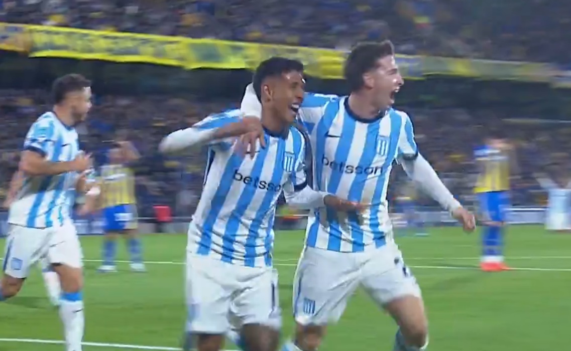Matías Zaracho adelantó a Racing en Arroyito con su tercer gol en el Apertura