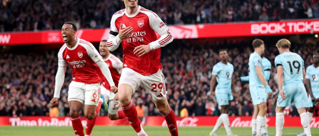 Fue 1 a 0 para los Gunners que quieren la Premier League. Arsenal le ganó a Burnley y puede ser campeón mañana mismo