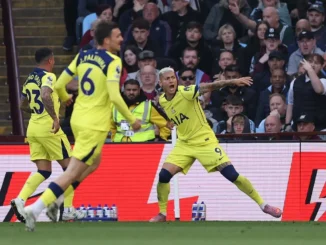 Tottenham respira y sale del descenso en la Premier League con triunfazo ante Aston Villa