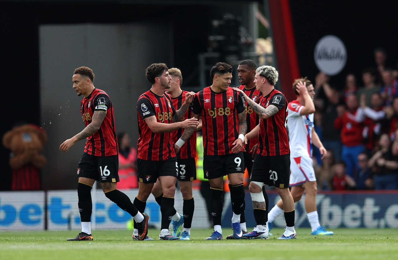 Bournemouth se subió a puestos de copa con goleada sobre Crystal Palace