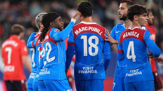 Triunfo de Atlético de Madrid ante Osasuna