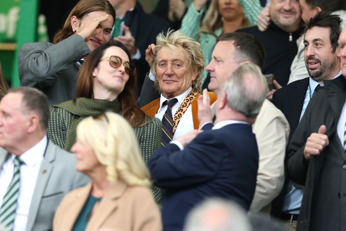 Rod Stewart en Celtic Park