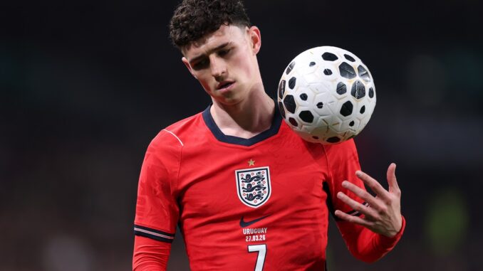 El atacante del Manchester City quedaría fuera de la lista. La BBC deslizó que Phil Foden no irá al Mundial con Inglaterra