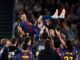 Lewandowski se despidió con gol de Barcelona