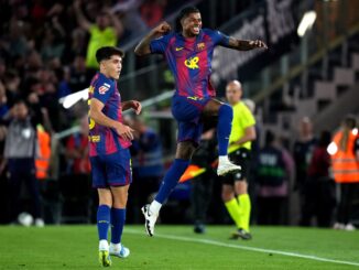 El inglés puso el 1 a 0 ante Real Madrid con un tiro libre. Rashford anotó un gol que puede valer La Liga para Barcelona