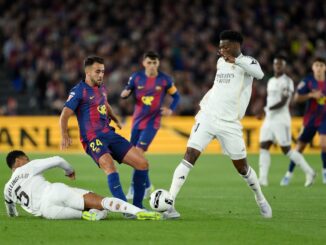 El Blaugrana se impuso por 2 a 0 en El Clásico. Barcelona tuvo su fiesta completa: le ganó a Real Madrid y es campeón de La Liga