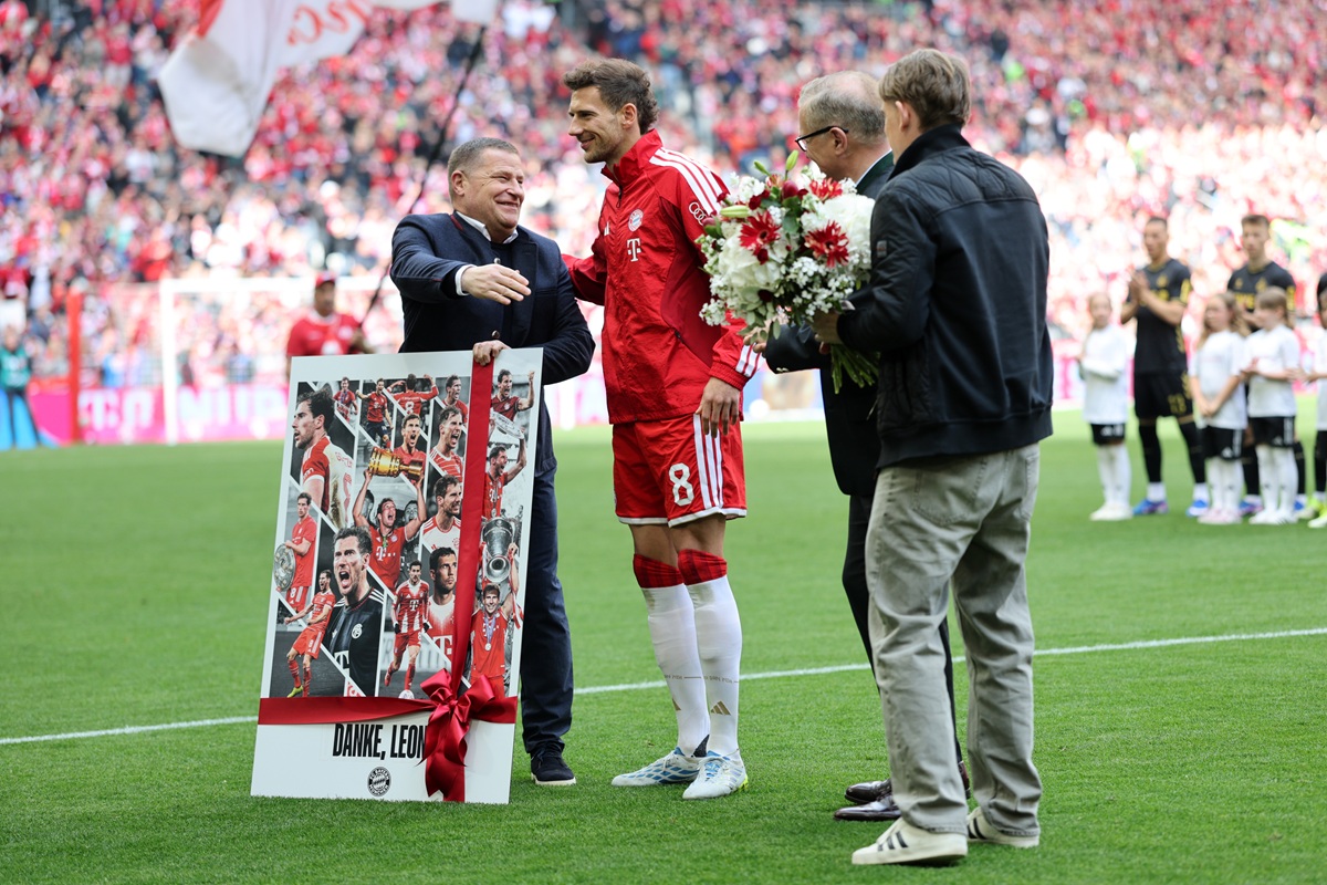 Bayern Múnich despidió con emoción a Leon Goretzka