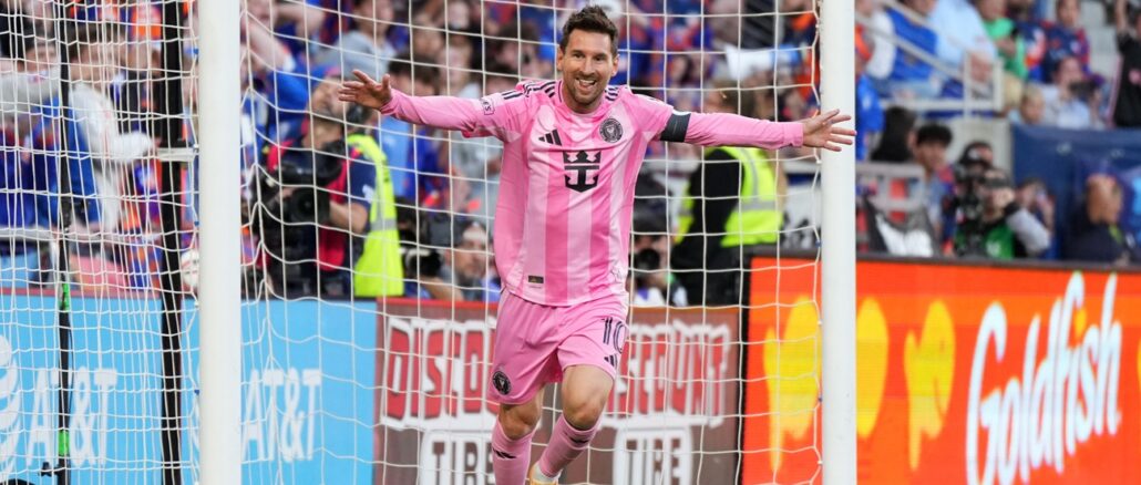 Inter Miami ganó con triplete de Lionel Messi