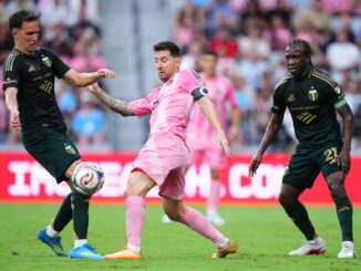 Las Garzas triunfaron por 2 a 0 ante Portland con asistencia de su capitán. Inter Miami ganó por primera vez en su casa y con gol de Messi