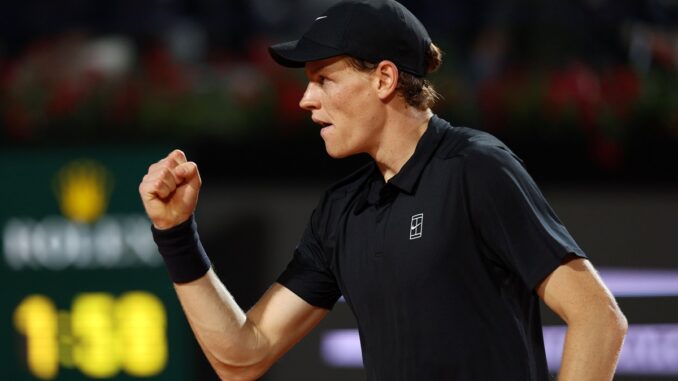 El italiano está imparable en los ATP 1000 en este 2026. Jannik Sinner venció a Medvedev en Roma y está en otra final