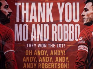 El egipcio y Andy Robertson vivirán un domingo inolvidable en Anfield. Mohamed Salah es titular en su despedida de Liverpool