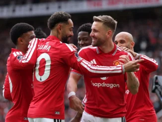 Polémico gol del Manchester United ante el Forest por una clara mano de Bryan Mbeumo