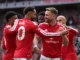 Polémico gol del Manchester United ante el Forest por una clara mano de Bryan Mbeumo