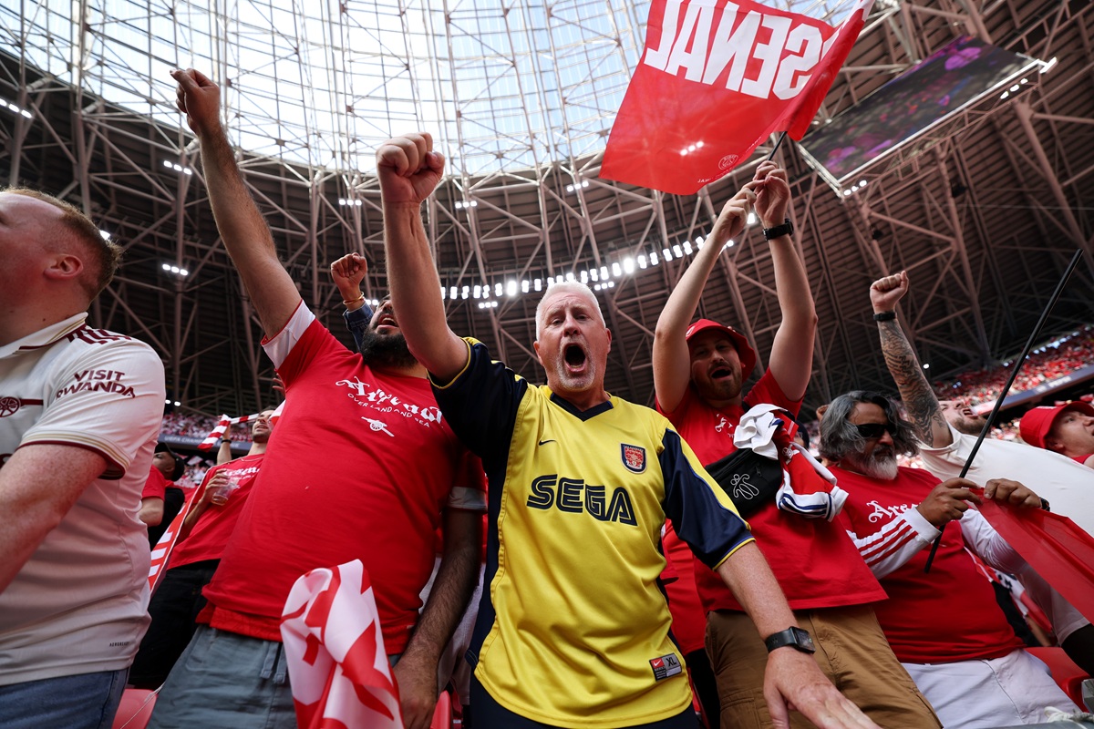 El color de las tribunas en la final de Champions League