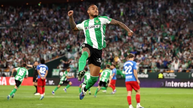 Fue 2 a 1 para los Verdiblancos en La Cartuja. Betis le ganó a Elche y clasificó a la próxima Champions League