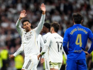 Fue 2 a 0 para el Merengue ante los Carbayones por La Liga. Real Madrid le ganó a Oviedo con goles de Gonzalo García y Bellingham