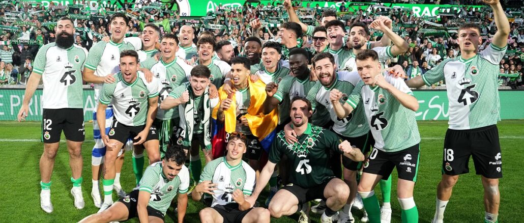 Los de Cantabria volvieron a la elite de España tras 14 años. Racing de Santander logró el ascenso y vuelve a La Liga