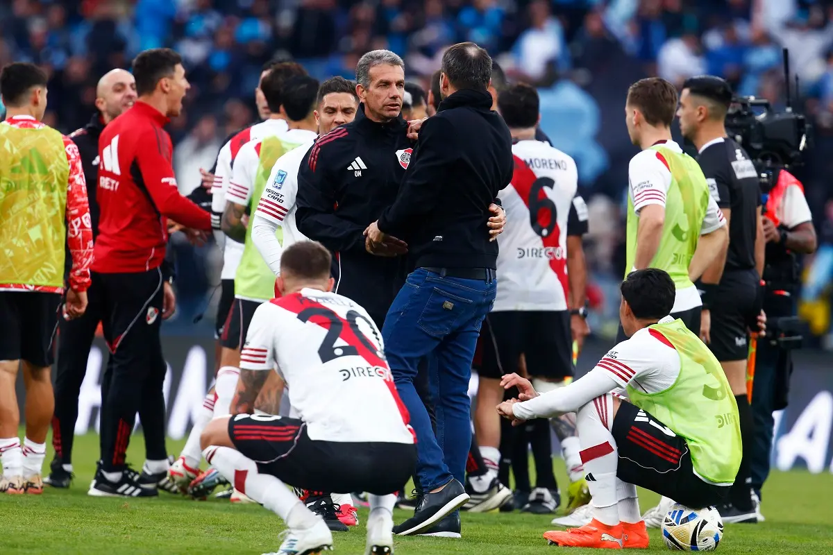 River se retiró en silencio y sin palabras de la zona mixta tras la derrota ante Belgrano