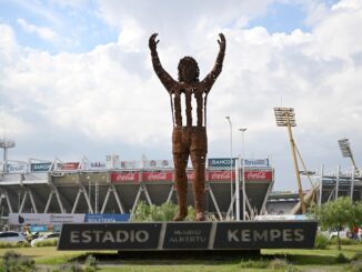 El Kempes se tiñó de Celeste antes de River vs Belgrano