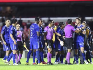 Kevin Ortega privó a los colombianos del triunfo en la última. San Pablo empató con Millonarios en un bochornoso final de Copa Sudamericana