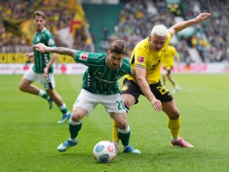 Fue 2 a 0 para el Aurinegro con goles de Guirassy y Yan Couto. Borussia Dortmund cerró la temporada venciendo a Werder Bremen