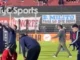 Unión le dedicó una bandera a Racing por las deudas de Nardoni y Balboa: "Milito pagá lo que debés"