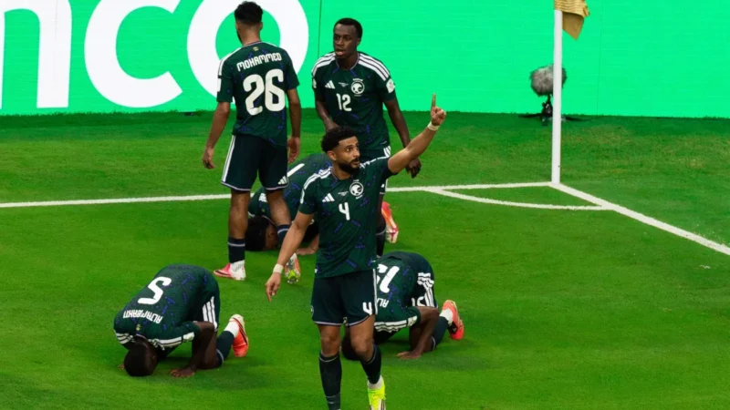 Arabia Saudita abrió la cuenta y se impone a Uruguay en Miami